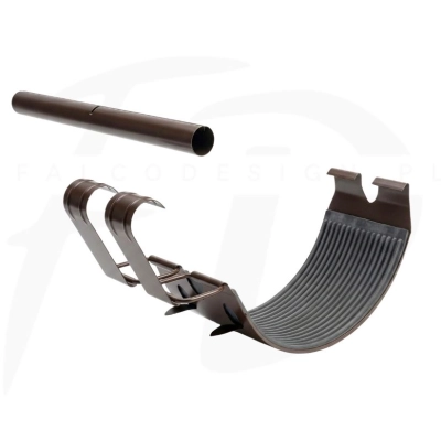 Złączka rynny stalowa Inguri ⌀ 125 kolor brązowy jasny